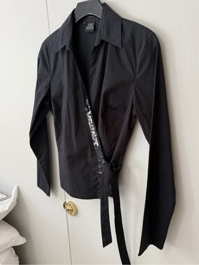 Wrap Waist Blouse